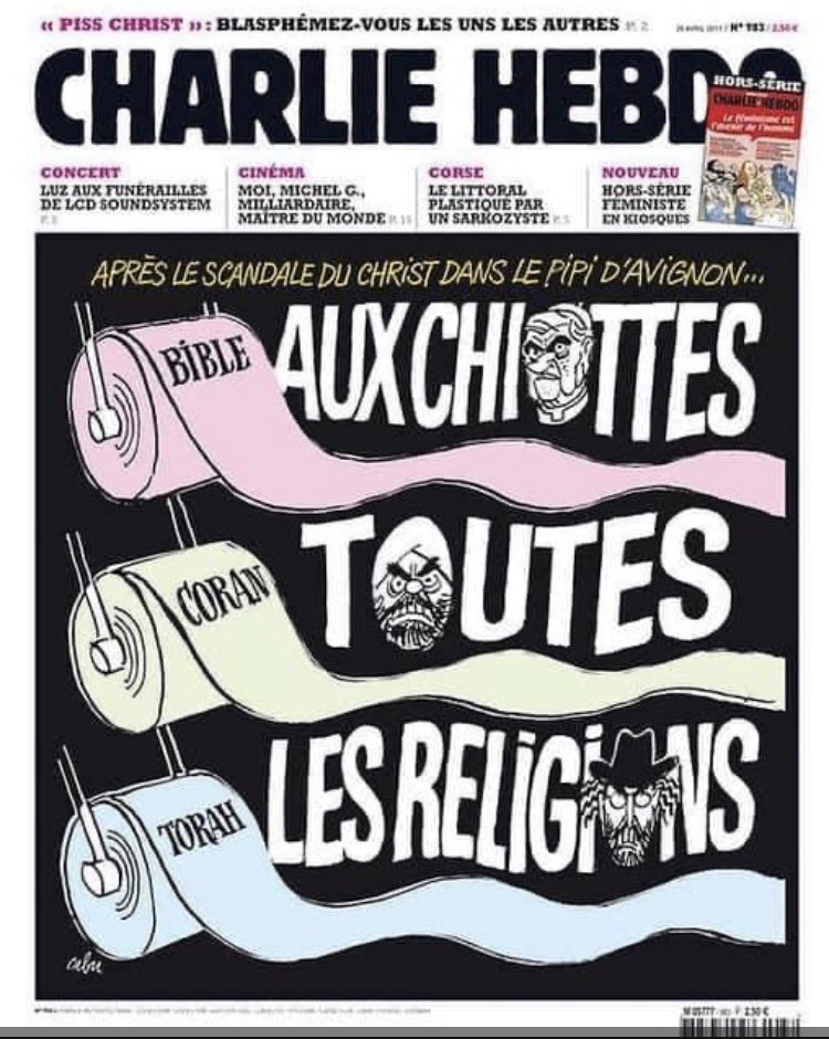 Envie de hurler, de pleurer, de vomir le terrorisme islamiste... et se promettre que rien ne nous empêchera de penser, d’enseigner, de rire, de savoir qu’on a tout droit de ne pas croire, de croire qu’il n’est pas trop tard.