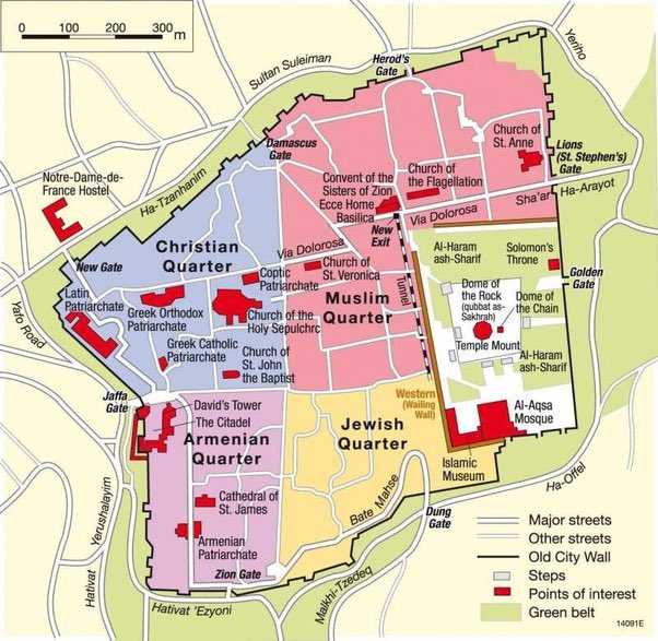 The oldest Armenian diaspora has been in Jeruselem, they lived there since the 5th century.The Armenian Quarter occupies 14% of the Old City.