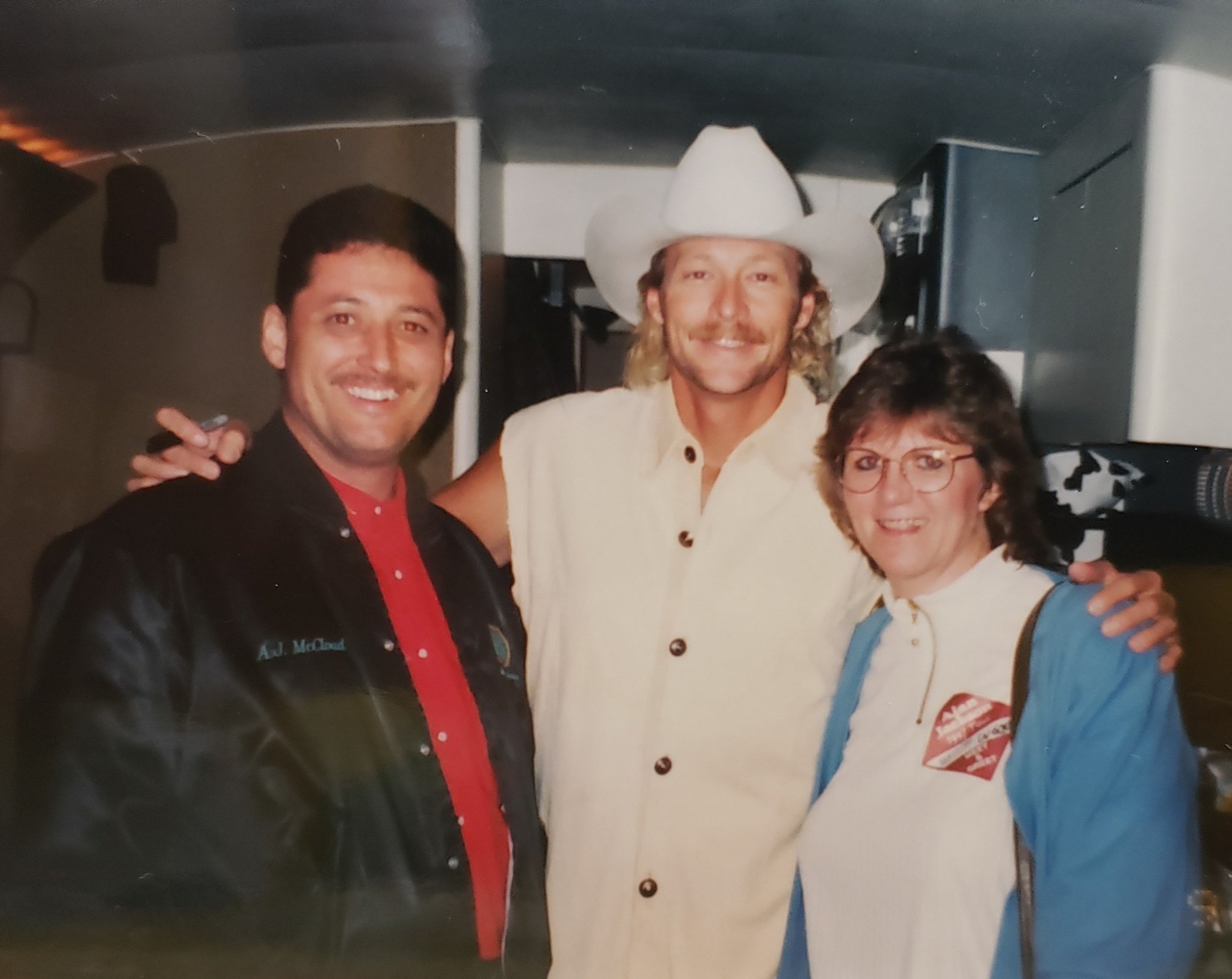 Happy Birthday Alan Jackson. This photo was taken in the 1990s at Star Lake Amphitheater in Burgettstown, PA. 