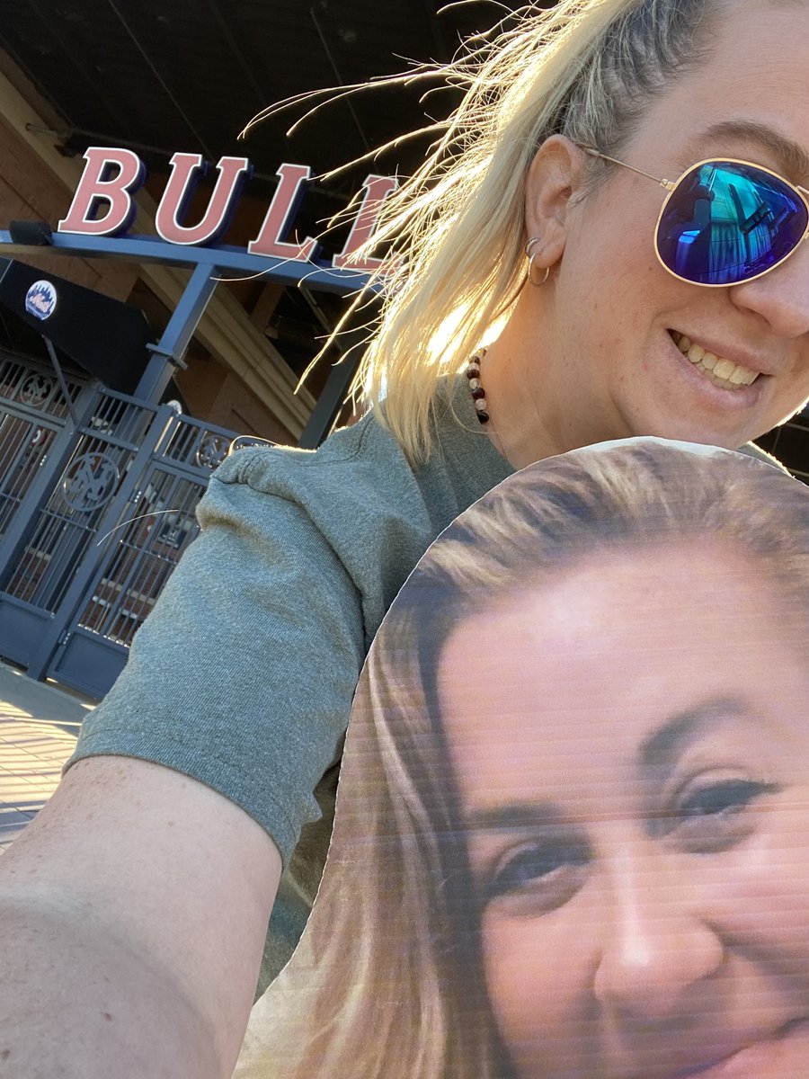 i_am_mamamare's tweet photo. We rescued our cutouts today. Didnโt get a picture of @cratkal with his on my cell phone. Found out #tinytiki did NOT get to keep his ball. We missed @CitiField more than you could imagine though. #lgm https://t.co/nItCBPtdc2