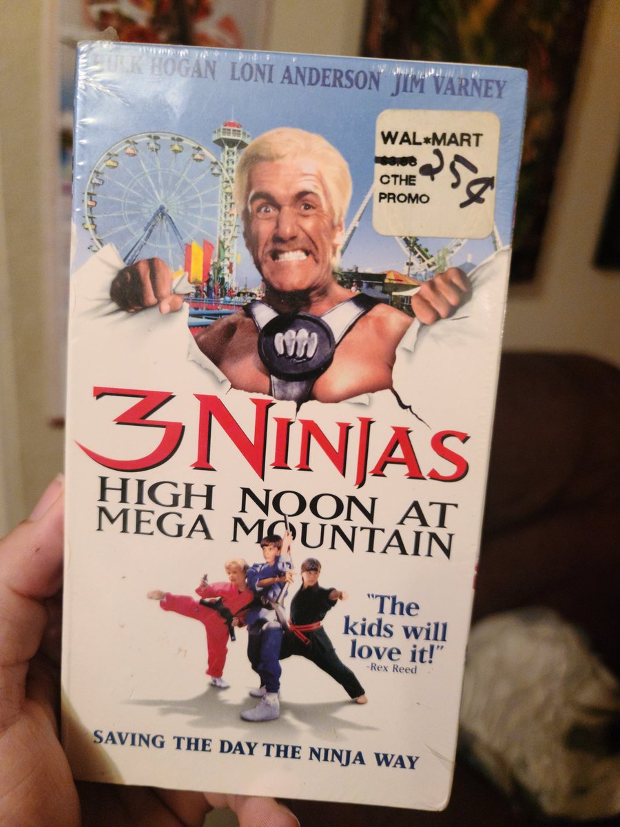 MurchmanMaker's tweet image. One day I will get to meet my childhood hero @HulkHogan and I will get him to sign my still sealed copy of 3 Ninjas