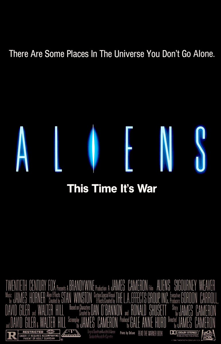 #31DaysofHalloween 
#31DaysOfHorror 
#Day17
#Aliens 1986

#SigourneyWeaver
#MichaelBiehn
#BillPaxton
#WilliamHope
#LanceHenricksen
#PaulReiser
#JenetteGoldstein
#AlMatthews
#RiccoRoss

Horror & Action