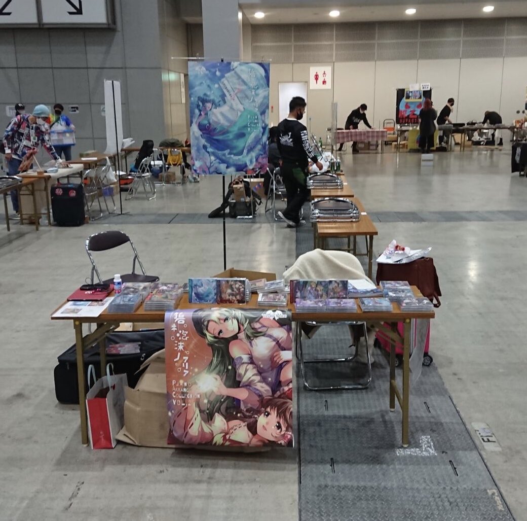 YonderVoice's tweet photo. 秋季例大祭お-07ab
「Yonder Voice」
設営完了しました！ https://t.co/Dxue1kJflI