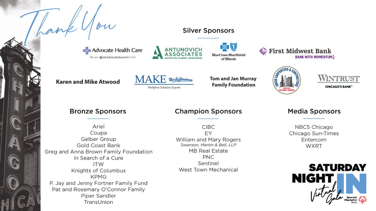 SO_Illinois's tweet image. You heard @LinBrehmer, it’s over, but you can bid until 10:30 PM. We hope you laughed. We hope you were entertained. You have certainly inspired us with your generosity. From all of us at #SpecialOlympicsIllinois and the athletes we serve – THANK YOU! #SaturdayNightInSO