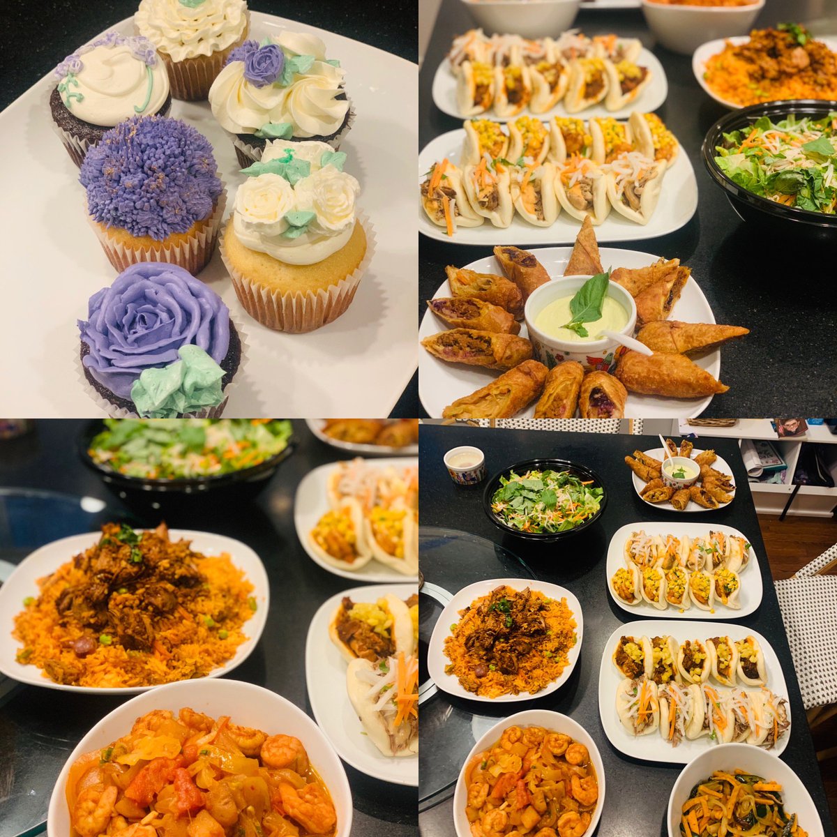 Happy 25th anniversary Jon &amp; Caryn! It’s not Paris, but glad we could create an intimate dinner at your home for your special celebration.  #LoveWins