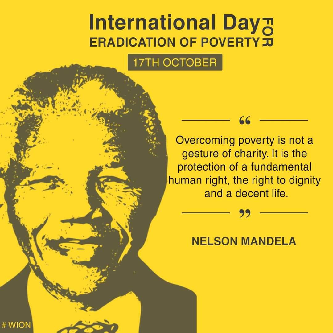 #InternationalDayofEradicationofPoverty