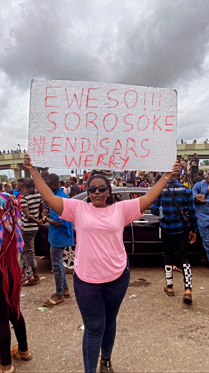 Adukemediaqueen's tweet image. IJEBU ODE !! We DID IT !!!! 
We stood and took our stand till night !!!
We won’t get tired ! WE MOVE !!!!  

Ewesoo!!! Dede eyin omo alare!! 

#EndPoliceHarassment #EndSarsNow