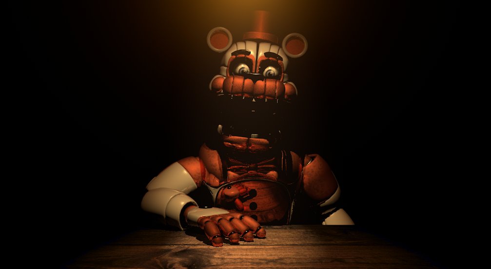 Unmolten Freddy and Molten Freddy