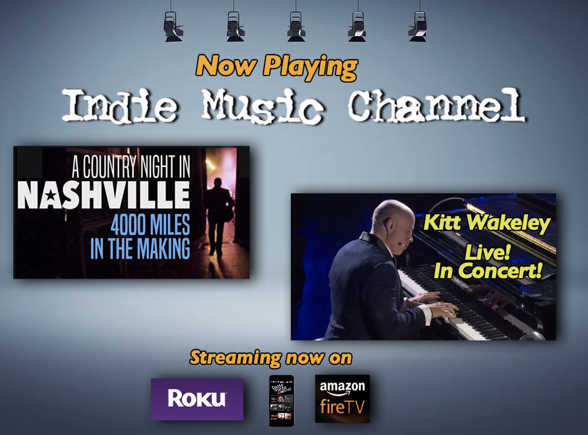 WATCH THESE FULL-LENGTH FEATURES AIRING NOW ON THE INDIE MUSIC CHANNEL ON ROKU, AMAZON FIRE TV AND THE IMC APP!
