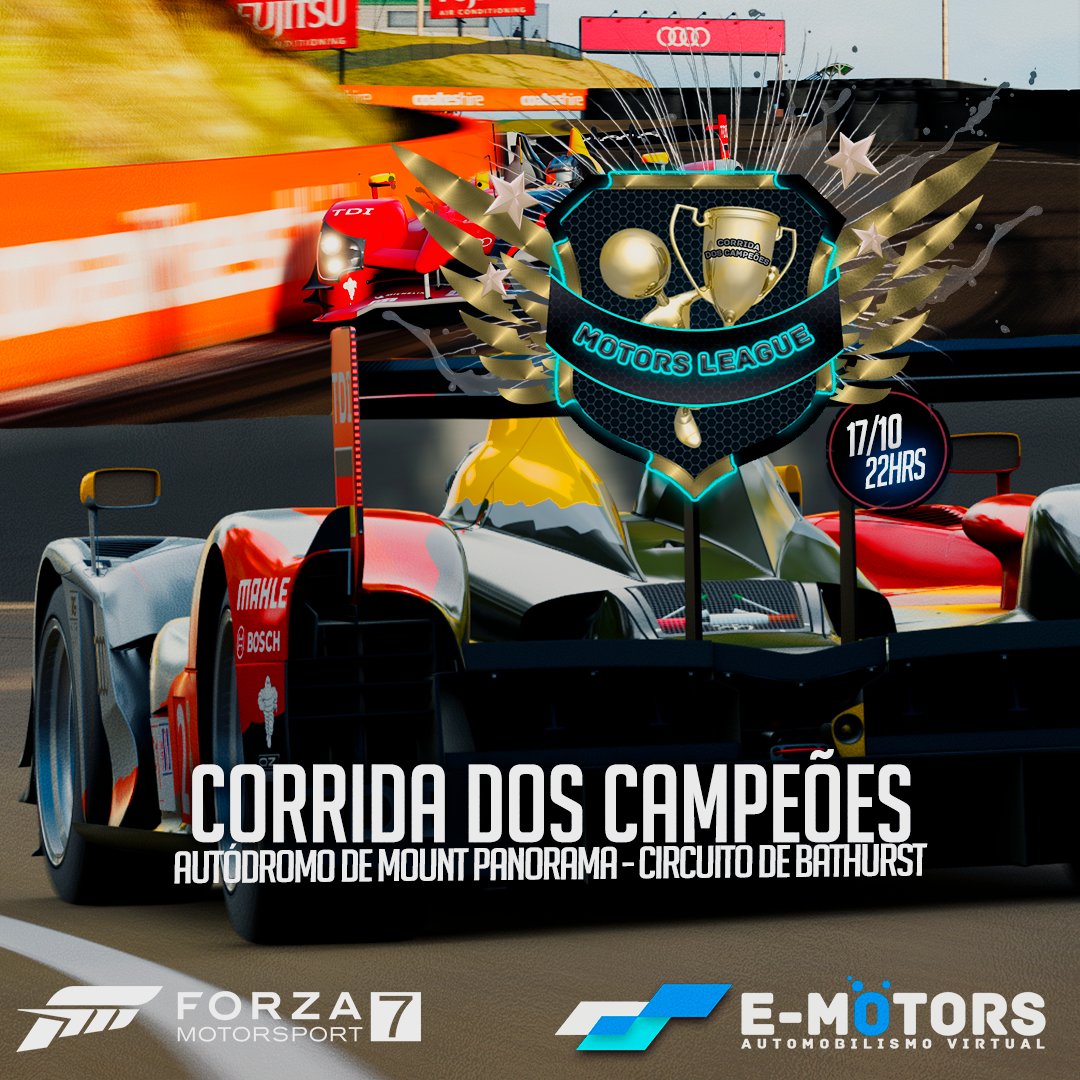 emotorsleague's tweet photo. Fala pessoal! Tudo bem com vocês?

A primeira temporada da E-MOTORS LEAGUE chegou ao seu final, e como tradição hoje iremos comemorar com a CORRIDA DOS CAMPEÕES! 

22H na tela do E-MOTORS: 

https://t.co/fW0WvY3Q77

#Emotors
#EmotorsLeague
#ParadaGrandeAdesivos
#NinjaTechCell https://t.co/wpAcQPZRkm