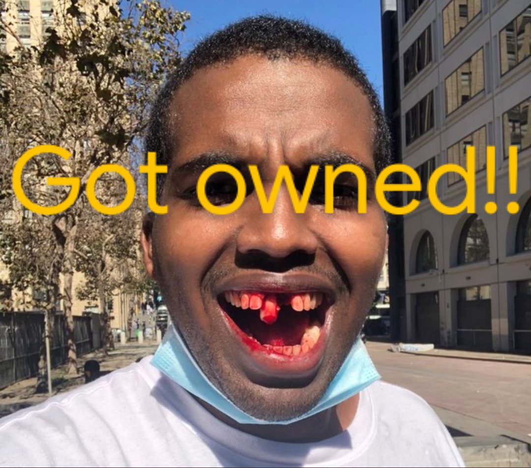 Phillip Anderson might need some new teeth today. #sanfrancisco #antifa #fascist