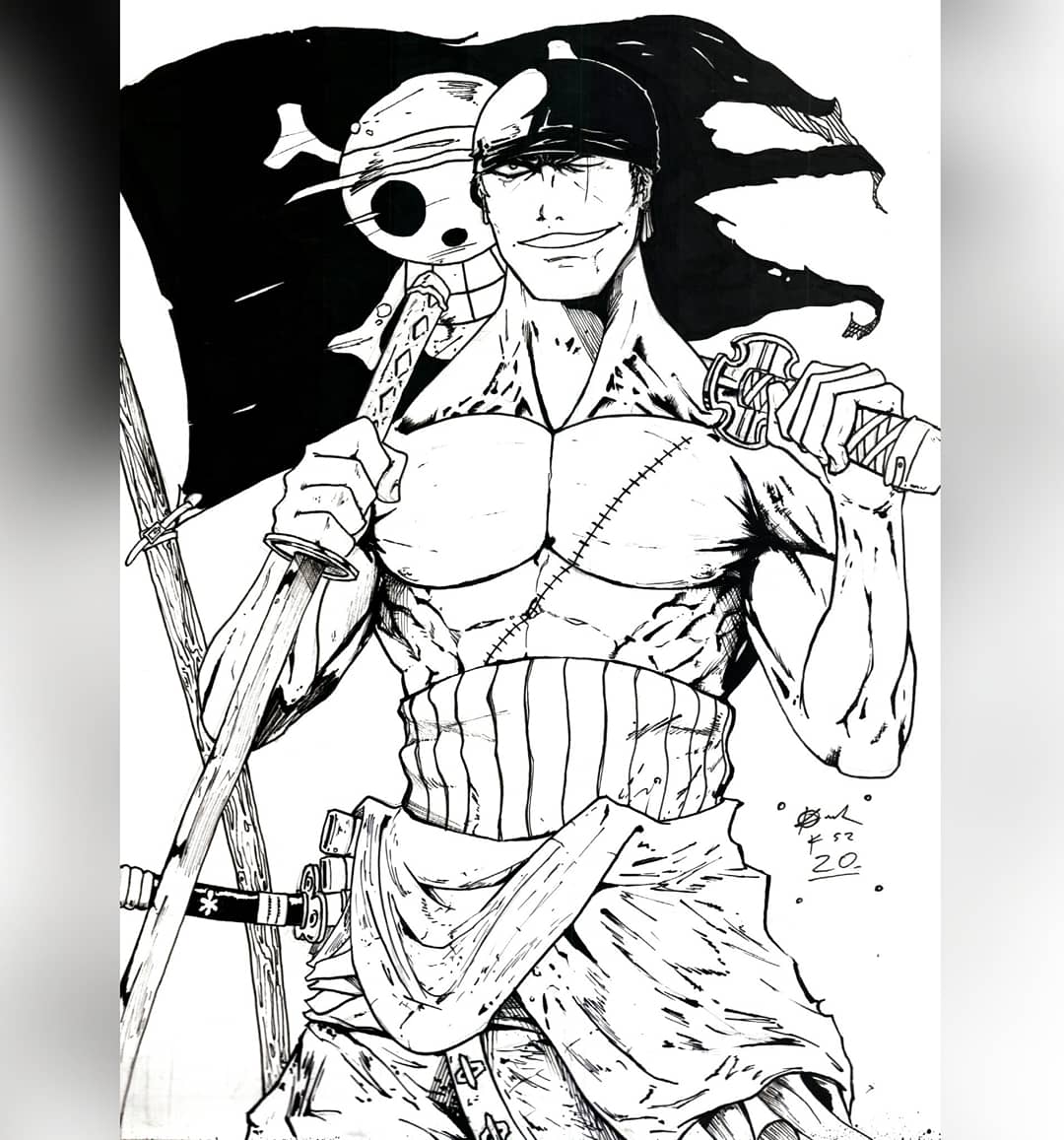 kirkposting's tweet photo. Roronoa Zoro
#onepiece #anime #manga #fanart #comicbookart #drawing #art #ink https://t.co/vewfT8183k