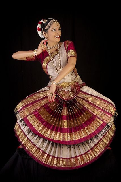 bharathanatyam, like carnatic music, has roots in hinduism and is the oldest classical dance tradition in india. the dancers express emotions through their hands, eyes and face muscles, and follow the rhythm with amazing footwork.