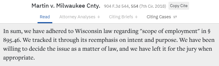 Judge Barrett, the supposed "textualist," joined in full Judge Manion's opinion that breezed right past actual Wisconsin law to instead rely on the law's supposed "intent and purpose." Then they rewrote Wisconsin law on their own terms, which enabled them to nuke the verdict. /8