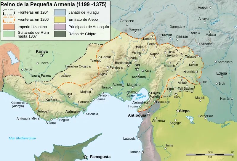 Leo V, the Last King of Armenia, was named the Lord of Madrid in the 14th century.Thus, Madrid, according to the law of that time, became the capital of Cilician Armenia for a short time.