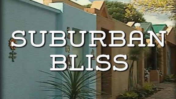 Exhibit F: Suburban Bliss. This series harks back to an arguably naive era of South African television, following political transition to democracy, and in light of rainbow nation rhetoric.