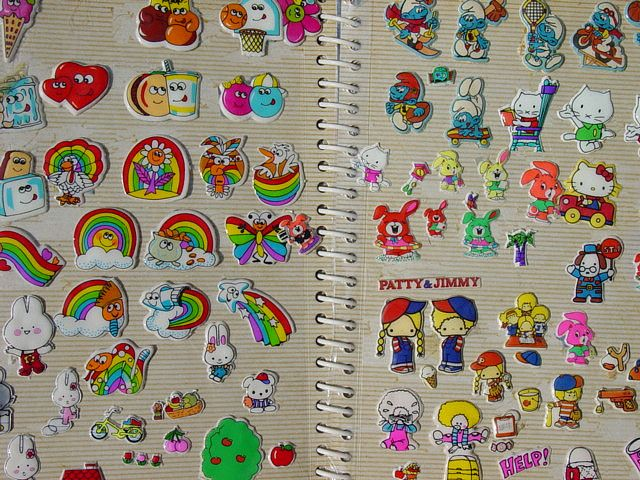 Exhibit H: sticker albums. It seems almost ridiculous now, to think that collating a range of sticky pieces of plastic and paper, trading them and arranging them in a book of plastic and paper could prove such an absorbing pastime, but so it was once upon a time.