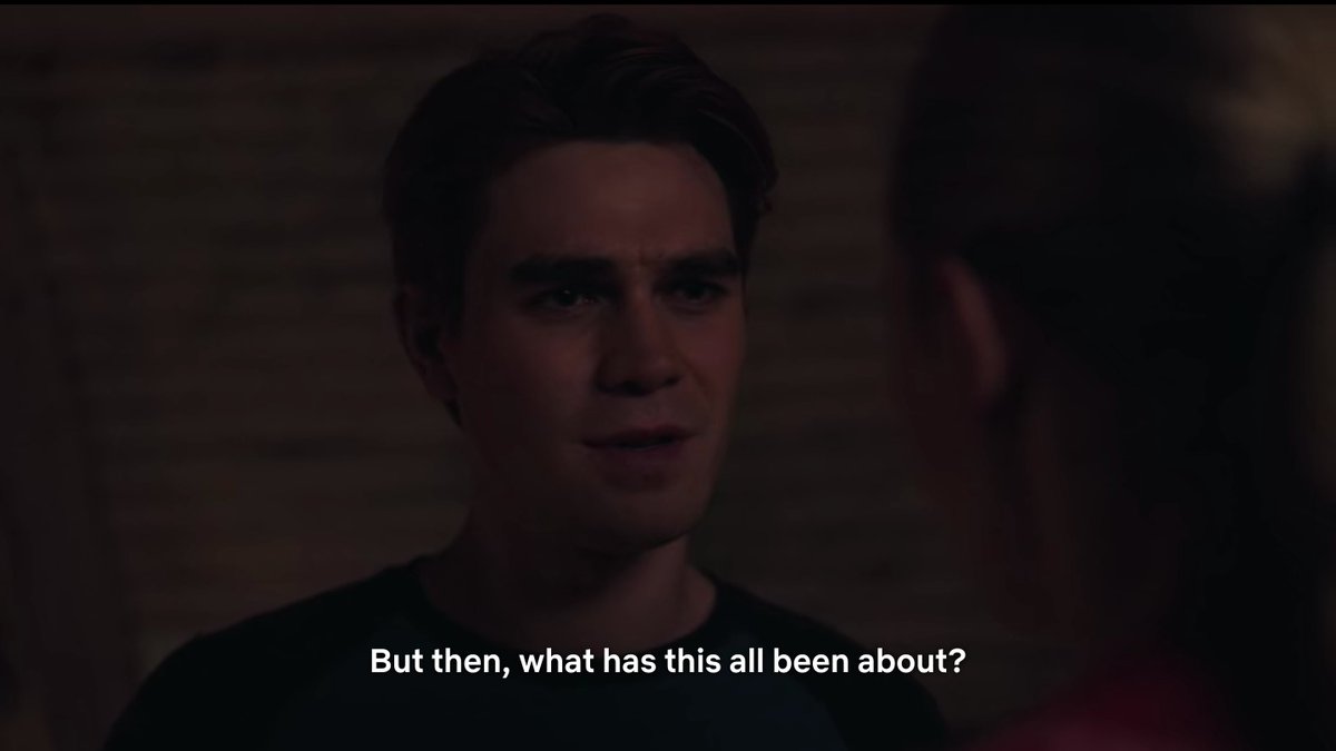 3. Betty doesn't know how she feels.This is obvious. But how could Cheryl possibly know that Betty is "in love with the idea of Archie" if Betty can't even understand "whatever this is" or what she feels... how could Cheryl know??? *No one can tell another person how to feel.*