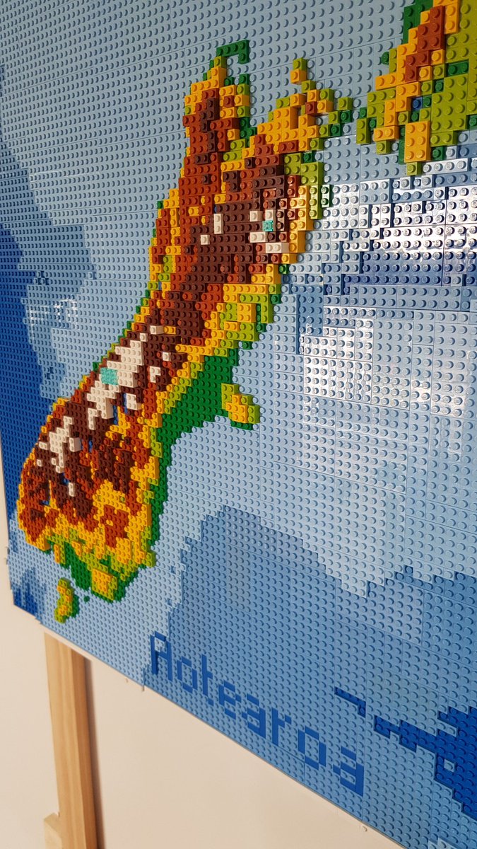 genetis's tweet photo. It is done! After collecting dust in the hallway for only 6 months, my #NZLegoMap is finally on the wall!
@LEGO_Group https://t.co/7klZLMsaol