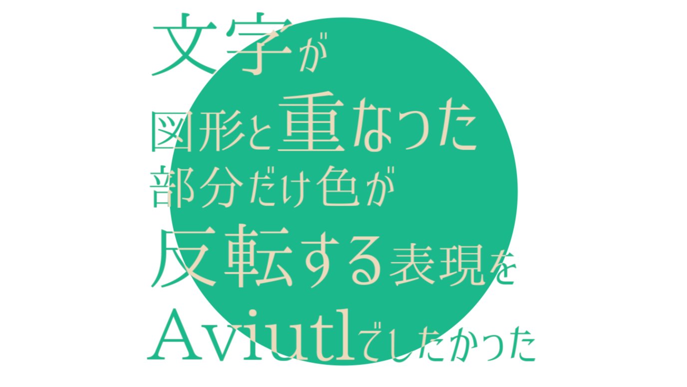 Aviutlで遊んでみた Twitter