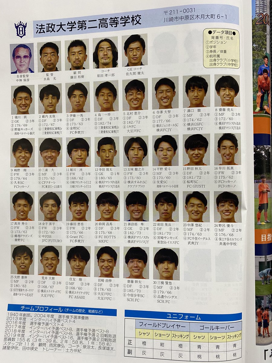 法政二高サッカー部 父母会【公式】 on X: 法政二高サッカー部 父母会【公式】 on X: