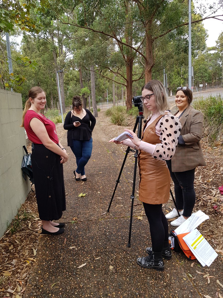 Doing some filming today to develop research material for school research - serious stuff!!