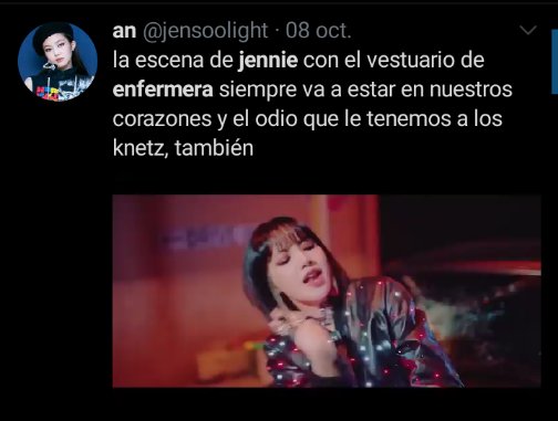 Además, ¿Dónde queda su feminismo cuando llaman "exageradas" al sindicato de enfermeras que se sintieron ofendidas con el vestuario de Jennie? El error fue de la producción y Blink dijo "que todo es un complot de otros fandoms porque nos arde verlas triunfar"