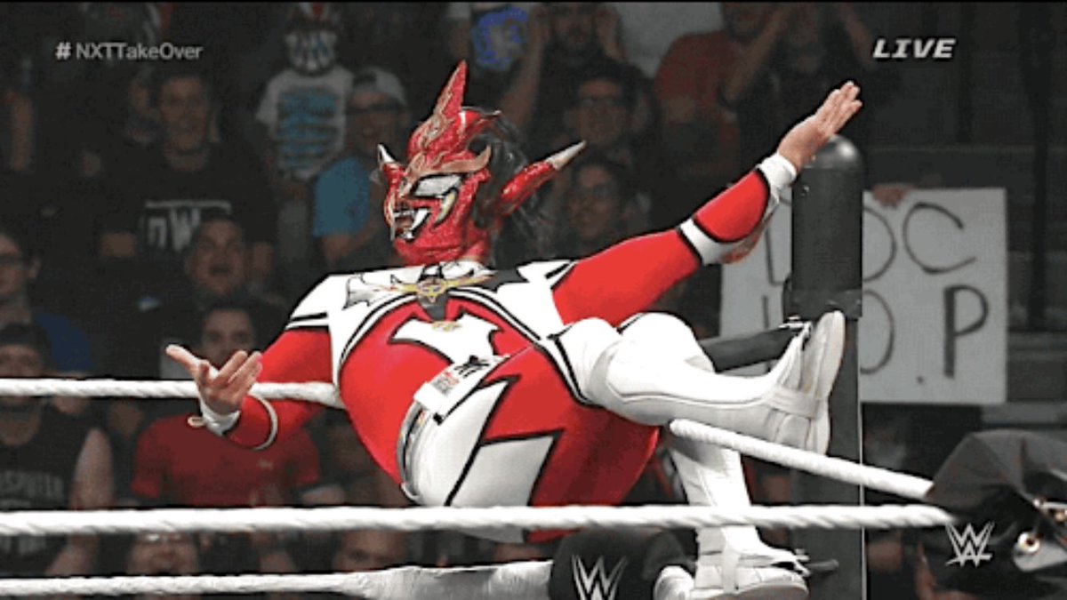 Tyler Breeze Vs Jushin LigerBeautiful flex of a booking. Presents an outside legend in a manner WWE never do, against a character that shouldn’t have even worked in opposition to it. The heat’s molten and rising, the work’s excellent, and the moments are real.IT’S STILL GOOD!