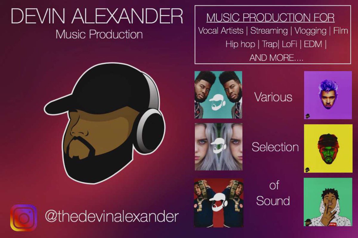 JustKapNow's tweet photo. If you don’t know my guy @devinalexanderg, you’re playin’ yourself!

Drop him a follow and check out his work on IG.

Hit him up for all your music and beat needs! Make that content pop! https://t.co/CGlMrcuiVT