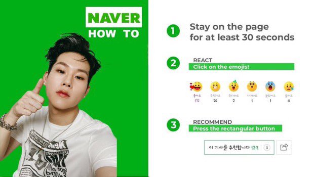 4. what do you need to react+recommend on naver?all you need is a naver account- and do search keywords and view articles, you don’t need a naver account (but pls make one anyway for reactions)