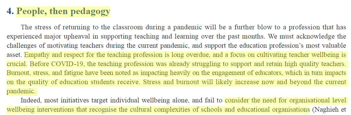 Interesting article by <a href="/annadabrowski2/">Dr Anna Dabrowski</a>: #TeacherWellbeing During a #Pandemic: Surviving or Thriving? "current difficulties ... can be eased through two foci: 1. Fostering #selfdetermination &amp; agency 2. Building #collectiveefficacy &amp; #socialcapital. Read: kami.app/sardfIepNARG