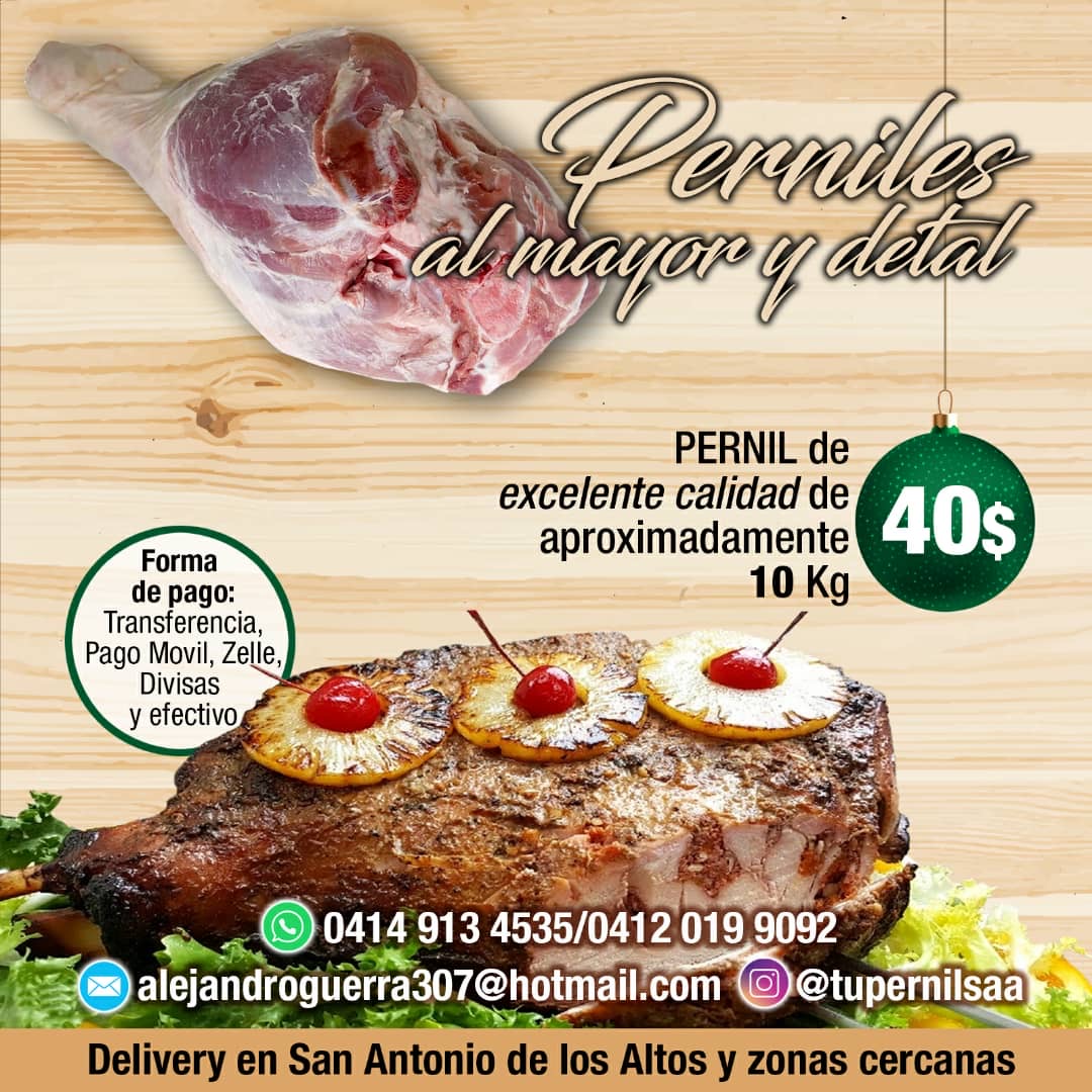 NavidadRegalo's tweet photo. Un jugoso y rico #pernil lo puedes comer todo el año sin cansarte... comes una ración y quieres otra y otra mas! 
Ordenes: Perniles San Antonio
Whatsapp: +584149134535 / +58584120199092 
correo: TuPernilSAA@ddex.com.ve 
#navidad #cena #cerdo 
@tupernilsaa https://t.co/9jZNz5nBC5