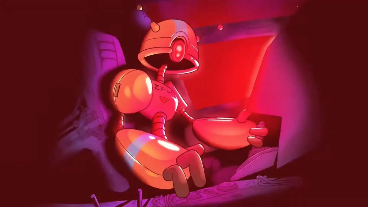 sculiidrew's tweet photo. The little robot that could. No, not your Roomba... || #2PFE #TwoParsecsFromEarth || https://t.co/Sb5idMMFTs || @abxgames_studio @RatalaikaGames || #indiegame #metroidvania https://t.co/iRNrF8uQnU