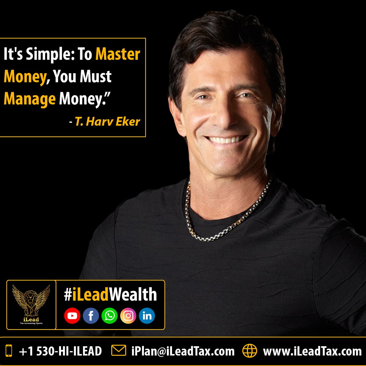 nandasmiles's tweet photo. It's Simple: To Master Money, You Must Manage Money."

- T. Harv Eker

#iLeadWealth #iLeadTaxLLC #EnrolledAgents #iLeadTaxAcademy #irstaxtip #ptin #EA #enrolledagent #enrolledagenttraining #ustaxprofessionals #big4professionals #taxexperts #qualityeducation #irs #ustax https://t.co/kU3K4BZEtI