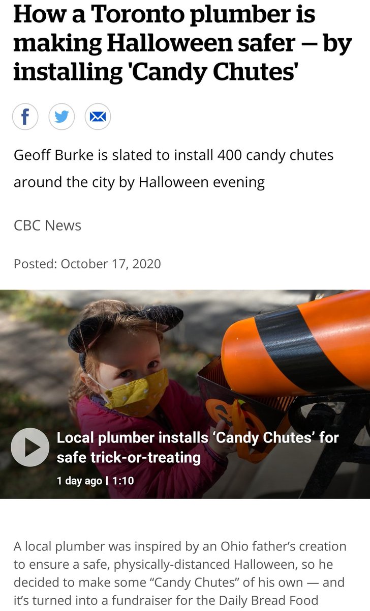 I'm not into trick or treating this year with Coronavirus. But this would totally change my mind if it were implemented at houses.
