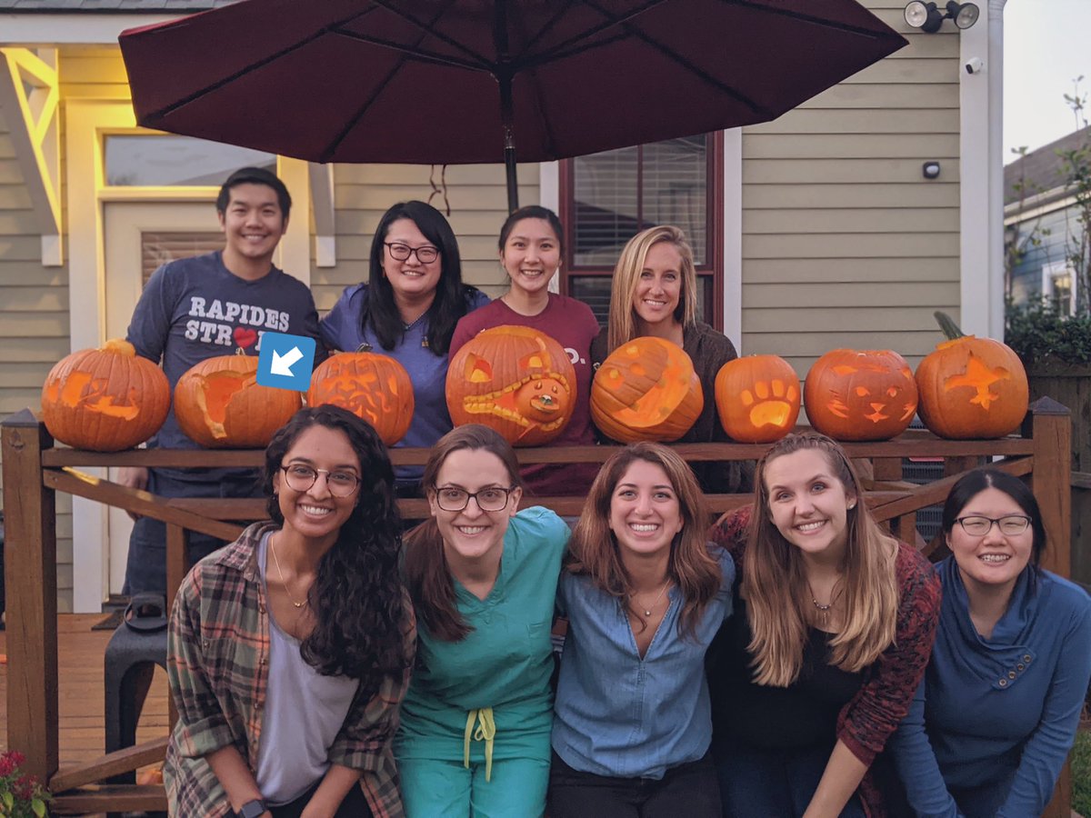 Carving pumpkins as Ob/Gyns will ensure there’s a uterus pumpkin involved. POD0 from a TAH-BS, and already meeting all post-op milestones #itsfallyall