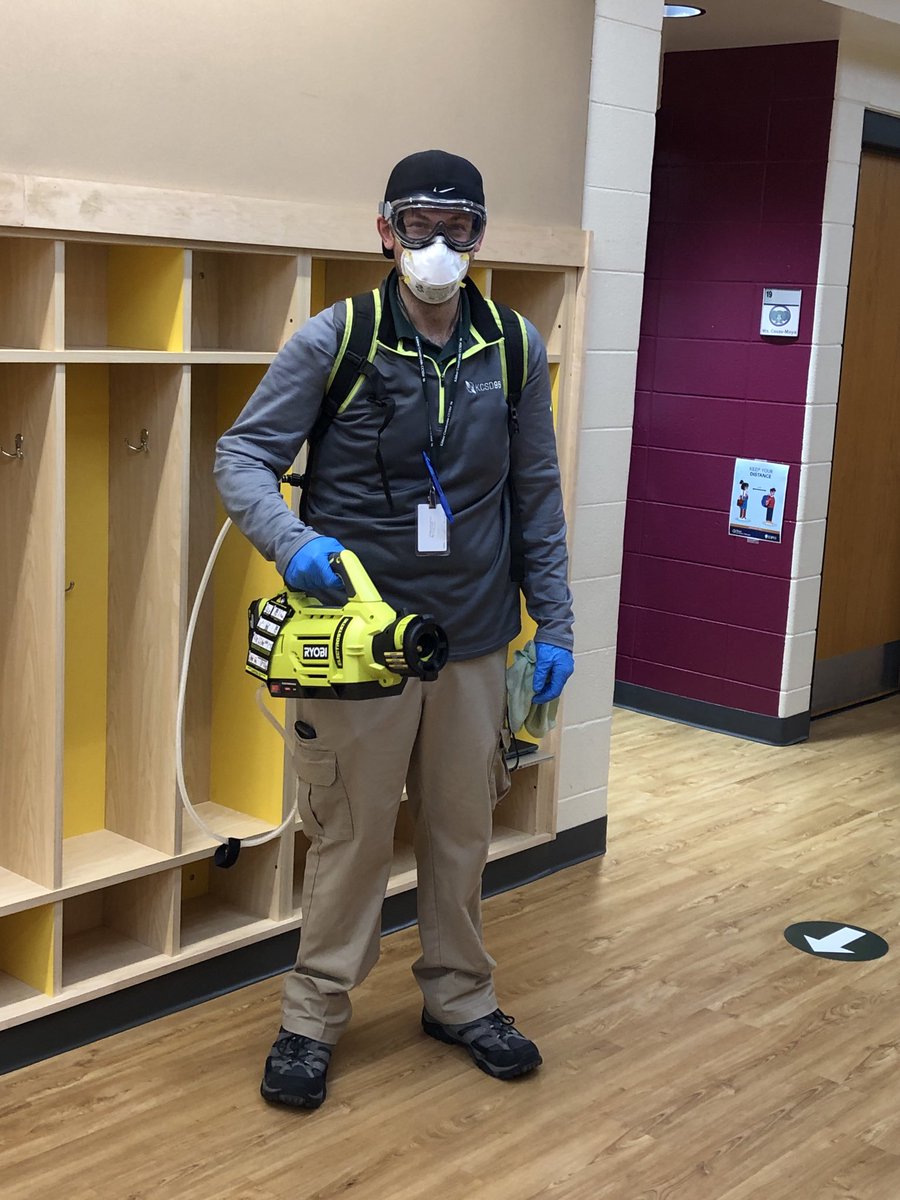 When the kindergartens leave, Mr. James cleans! #WGkindergarten