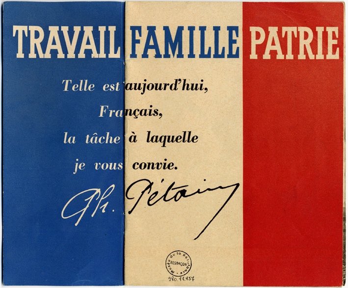 Moff69330's tweet photo. J'ai connu la France 🇫🇷 :
-Liberté, égalité, fraternité- 
mais aujourd'hui la France est devenue :
-Travail, attestation, répression- 
La dernière fois que le travail était la priorité n°1 de la gouvernance française ça n'annonçait rien de bon... #CouvreFeu https://t.co/bJr1T9u1Zj