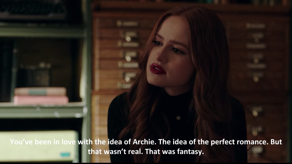 + Cheryl was able to state the simple truth that bughead have been through a lot and Betty loves him and cheating would be wrong. Cheryl saw past Betty's "pretend". She knows barchie was real to an extent, but doesn't know the depth of Betty's feelings for Archie.