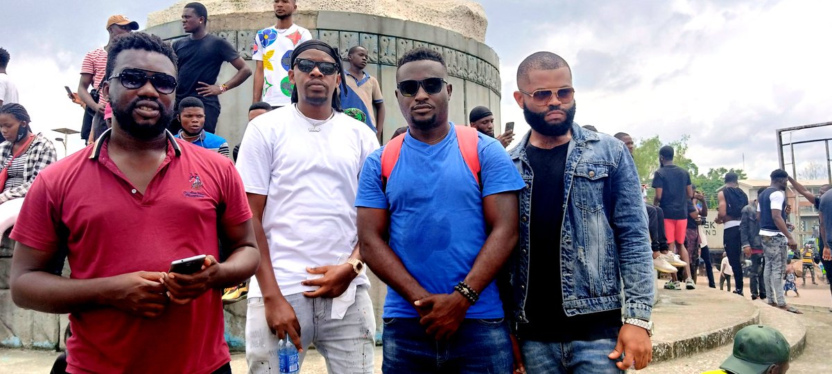 iamyungroc's tweet photo. Owerri protests today felt us. Tomorrow we continue#EndsSARS https://t.co/UM1EPFfZKn