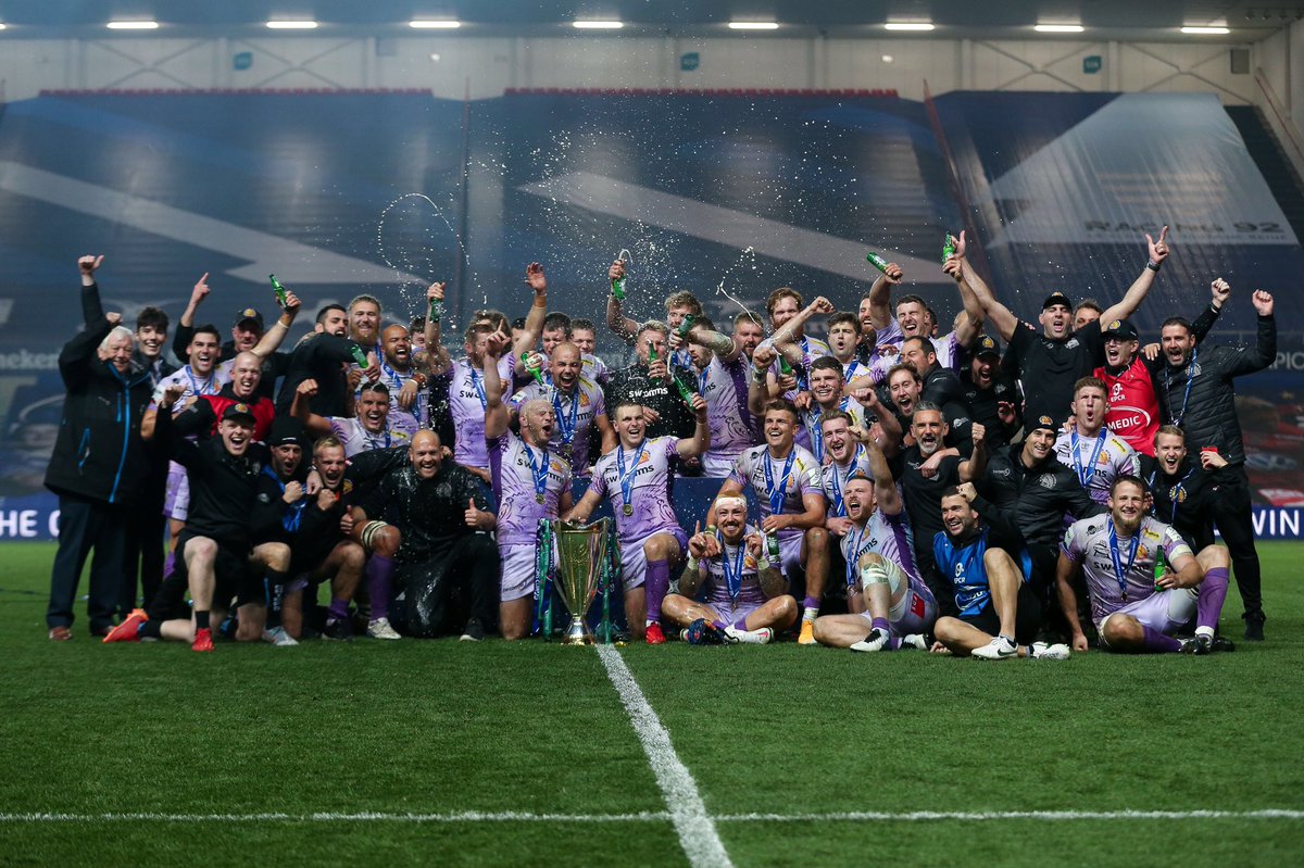 Exeter Chiefs (@exeterchiefs) on Twitter photo On behalf of everyone <a href="/ExeterChiefs/">Exeter Chiefs</a> - the players, coaches and staff - this is for all you fans out there. In these tough times, this is a moment we can all celebrate and remember forever. Thank-You Chiefs Family. #champions #eurokings On behalf of everyone <a href="/ExeterChiefs/">Exeter Chiefs</a> - the players, coaches and staff - this is for all you fans out there. In these tough times, this is a moment we can all celebrate and remember forever. Thank-You Chiefs Family. #champions #eurokings