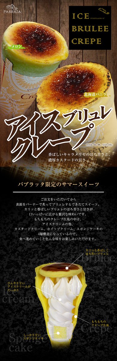 meronpan2010's tweet photo. 本日の富良野メロンパン関西
西宮市ABC住宅公園様での
ブリュレアイスクレープ配布になります。
一般販売はありません。
午前１１時から午後５時まで。 https://t.co/wKqaIHAoZu