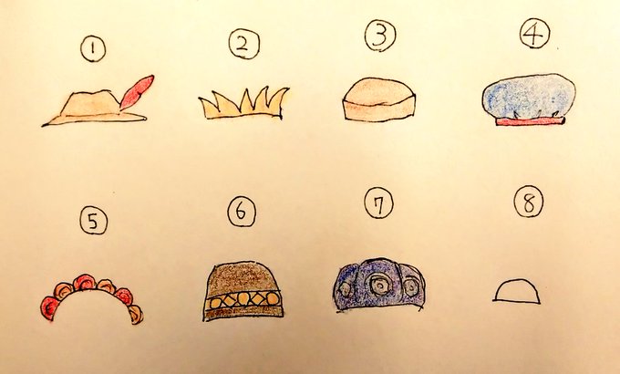 どの帽子もオシャレのtwitterイラスト検索結果