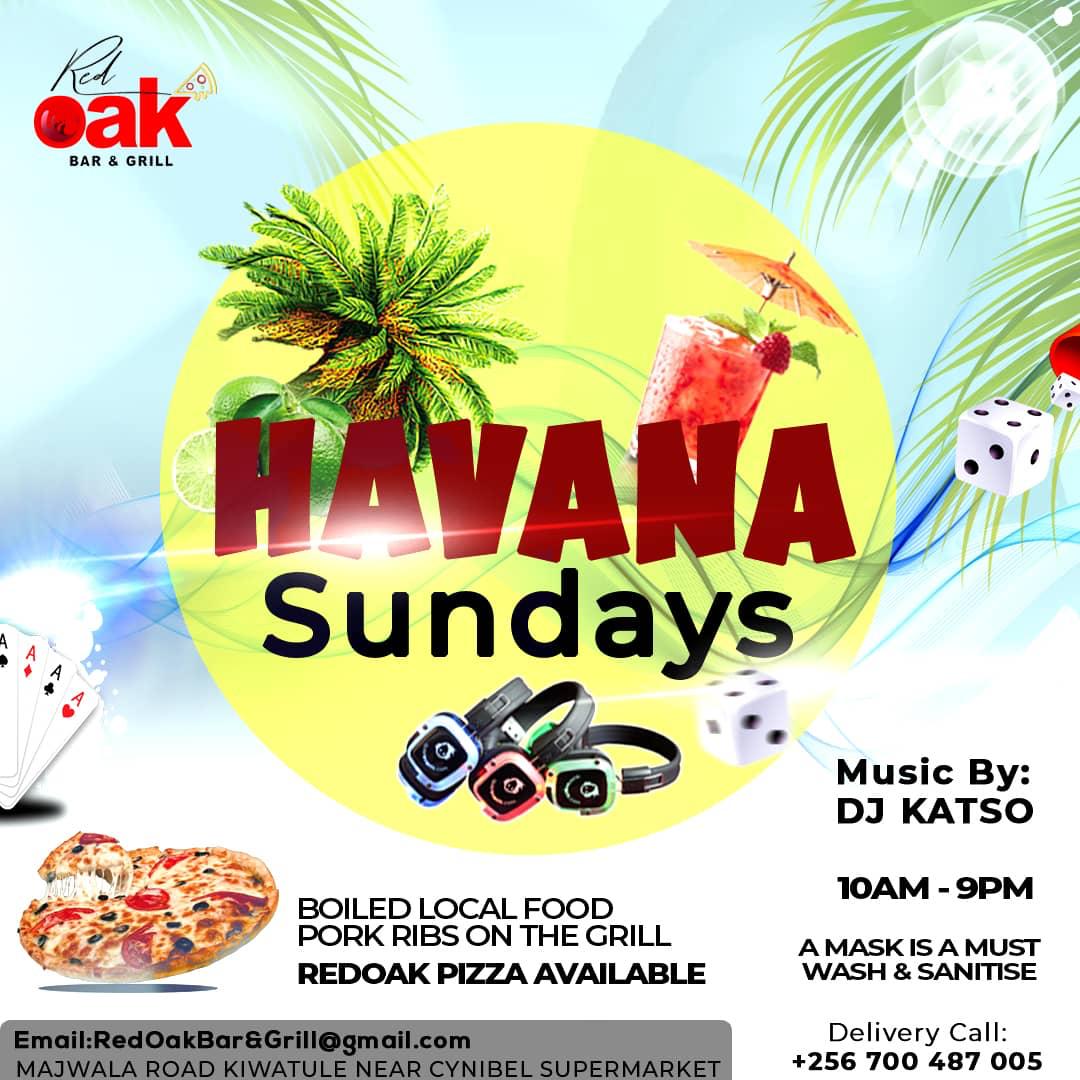 RealDeejays's tweet photo. Start your new week with a fresh vibe. Join DJ Katso at Red Oak Bar and Grill, wind down to some good music and food.
#YoRealDj
#realdeejays
#HavanaSundays https://t.co/Vs6APffULR
