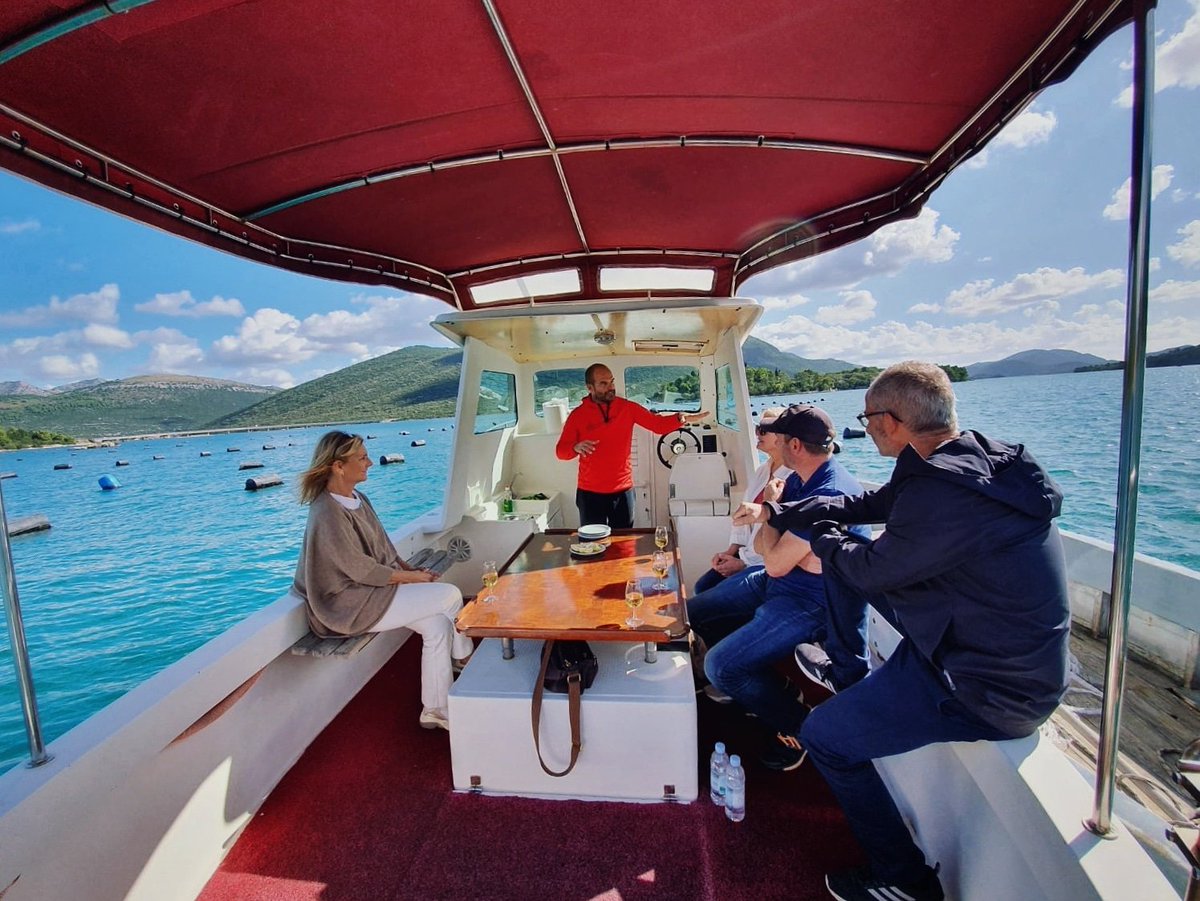 PrivateToursCro's tweet photo. Day tour from Split including oyster fishing and eating. Visit with https://t.co/7rC0VJMRGx https://t.co/MLn8rACULK