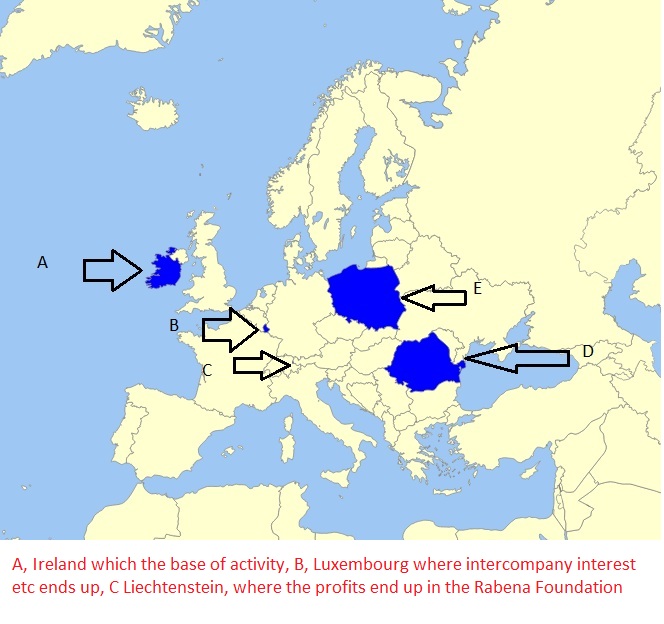 Why can't we all just be happy for Larry Goodman whose fortune has increased by 30% in the past year to €3.2bn, that's an increase of €15m a week. 
Who'd have thought extracting profits from Ireland to Liechtenstein via Luxembourg could be so fruitful.
