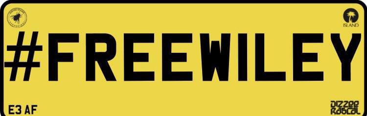Thanks for the support Dizzee 😂 #freewiley