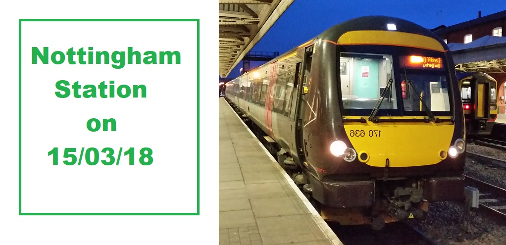 MainlyTrains's tweet photo. Nottingham Station on 15/03/18 - Arrivals and Departures

https://t.co/OWeAM6mArf

#mainlytrains #Nottinghamstation #Eastmidlandtrains #HST #Class43 #Class170 #Class158 #Class221 https://t.co/dn1Lk4sDbY