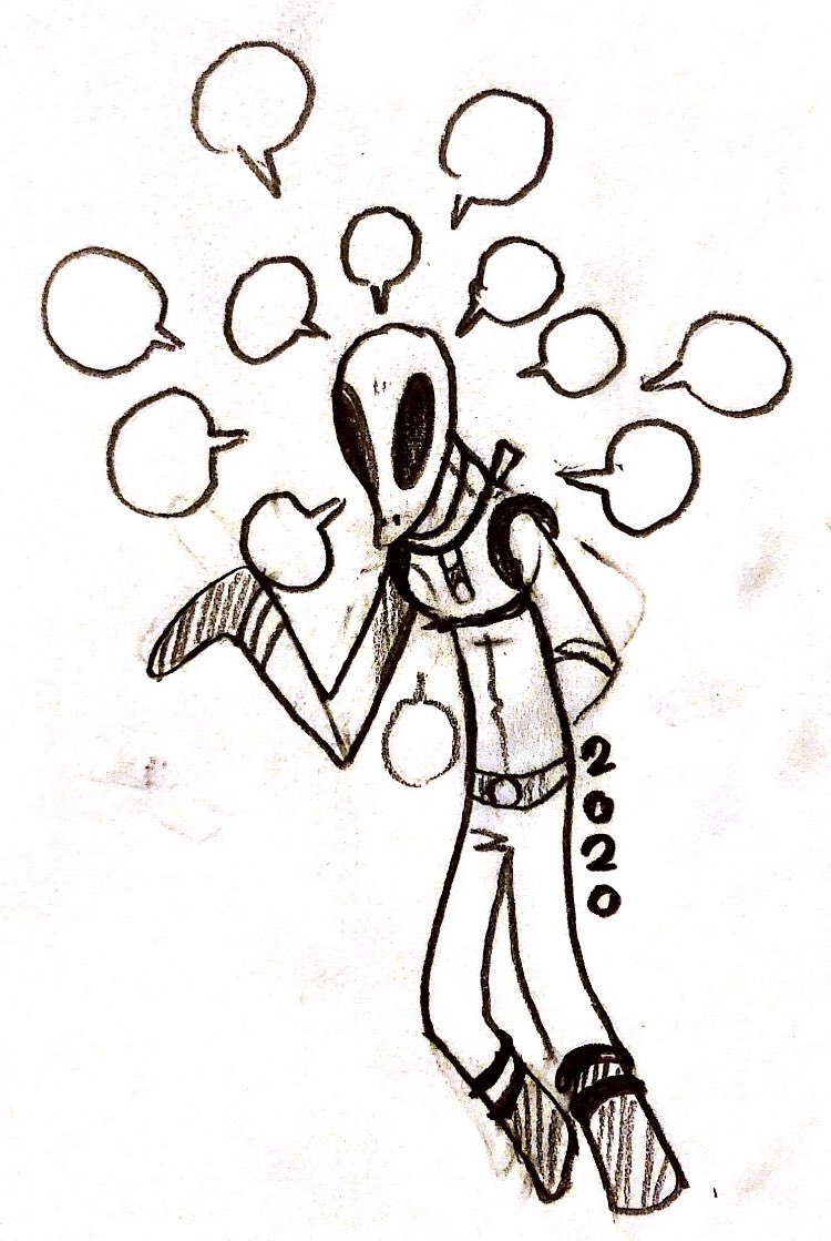Day 17.
So get this, the guy draws an SCP a day for october right? And he does some of them in groups, not all just some okay? guess which one he ends on? Scp 173, the one that started it all. full circle. Cliche, right?
