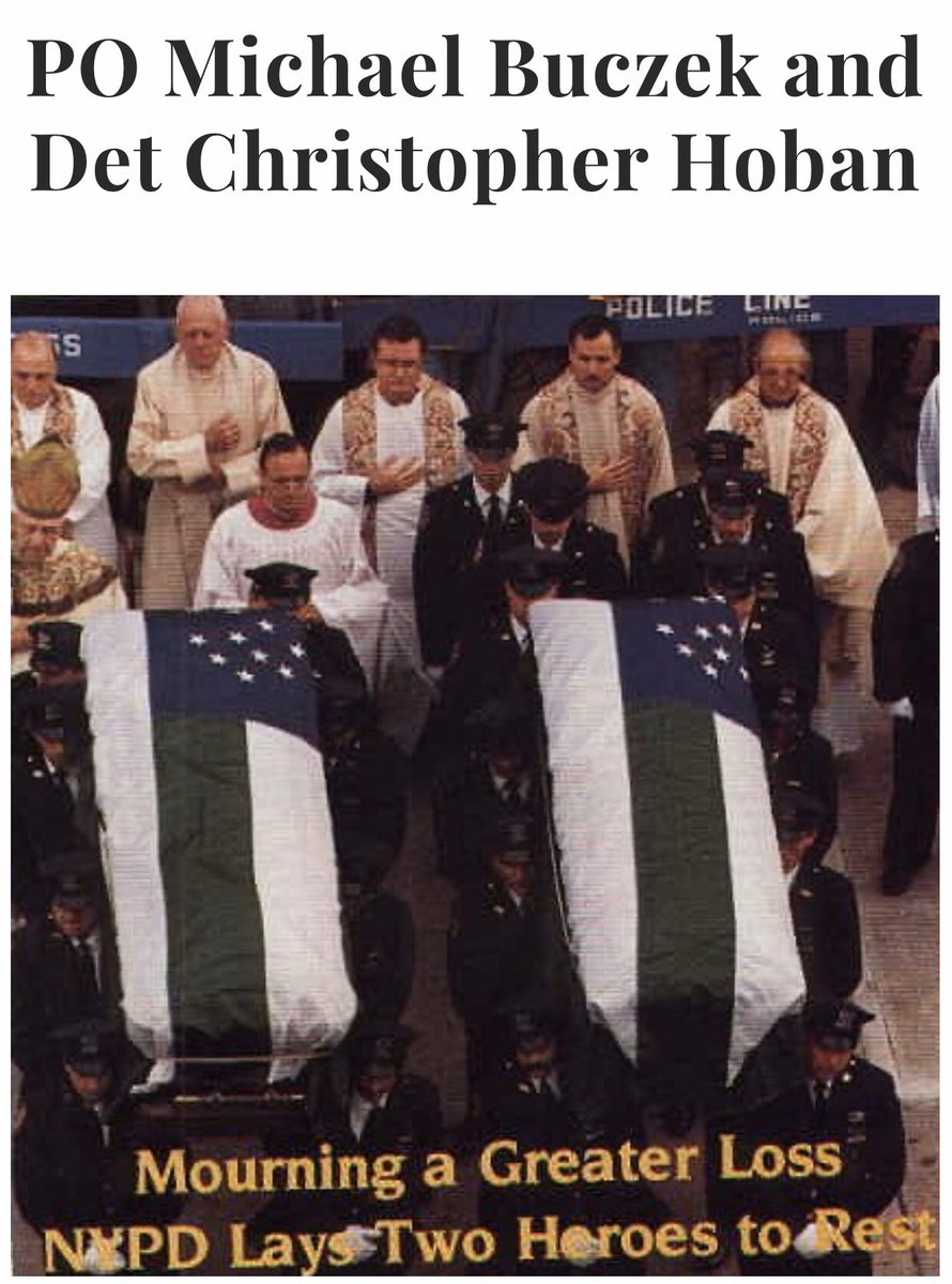 NYPD34Pct's tweet photo. Let us remember &amp; honor Police Officers Michael J. Buczek &amp; Christopher G. Hoban who gave the ultimate sacrifice 32 years ago today, on October 18, 1988. Officer Buczek worked in the 34th Precinct &amp; Officer Hoban worked in Manhattan North Narcotics. They died just hours apart. https://t.co/I4QdNy1H0j